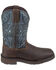 Justin Men's Amarillo Slate Waterproof Western Work Boots - Soft Toe, Brown, hi-res