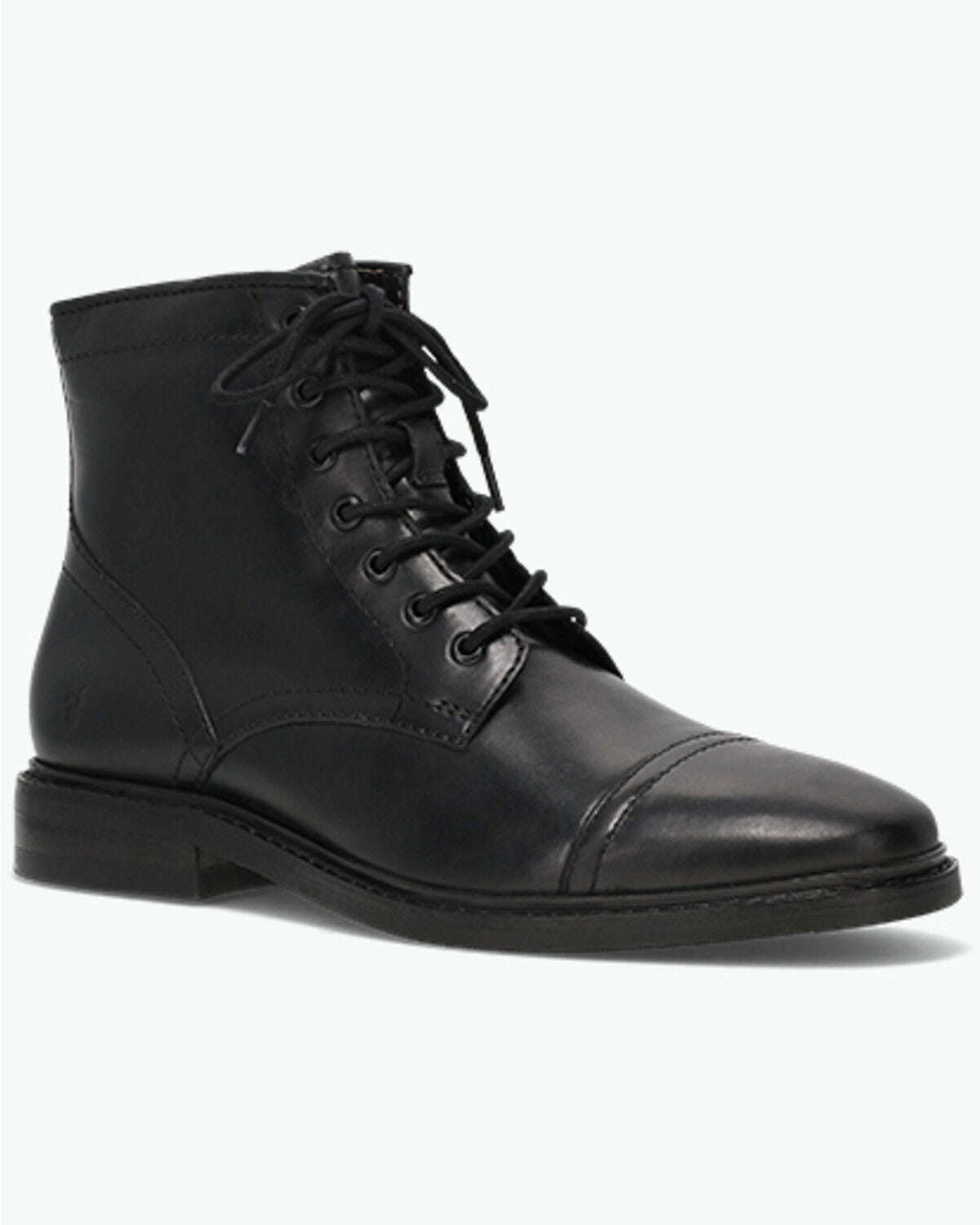 Frye Men's Paul Mid Lace Casual Boots - Round Toe, Black, hi-res