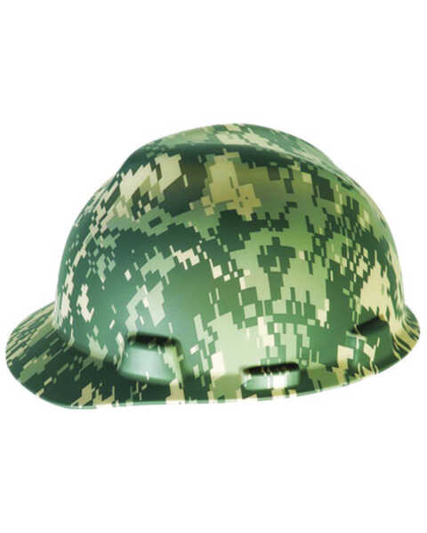 MSA Men's Camo Ratchet Cap Style Work Hard Hat , Camouflage, hi-res