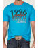 Image #3 - Cinch Men's Large Retro Logo Graphic T-Shirt, Blue, hi-res