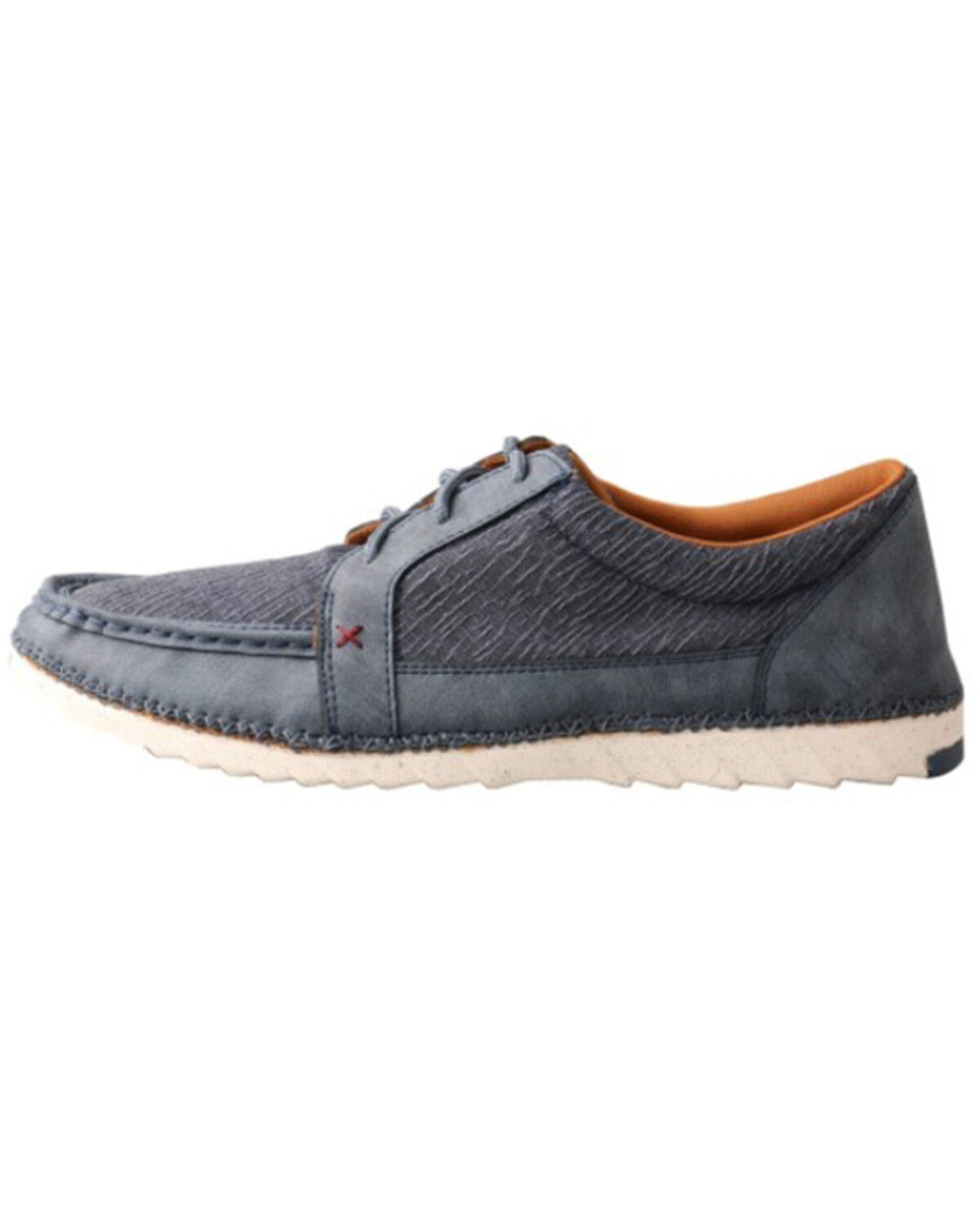 Image #3 - Twisted X Men's Zero-X Casual Shoes - Moc Toe, Navy, hi-res