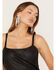 Wonderwest Women's Silver Jeweled Loop Earrings, Silver, hi-res