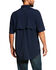 Image #2 - Ariat Men's Rebar Made Tough VentTEK Short Sleeve Work Shirt - Tall , Navy, hi-res
