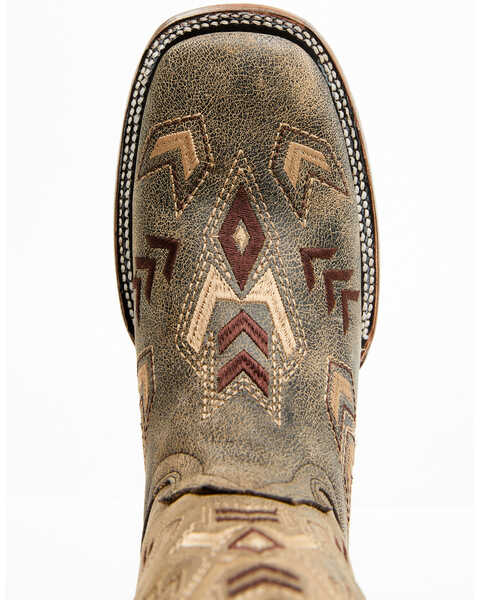 Circle G Women's Arrowhead Western Boots - Broad Square Toe, Black, hi-res