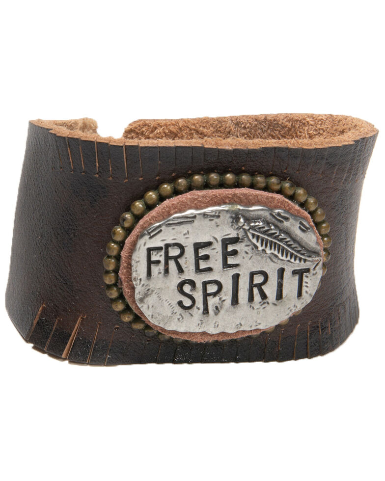 Cowgirl Confetti Women's Free Spirit Cuff, Black, hi-res
