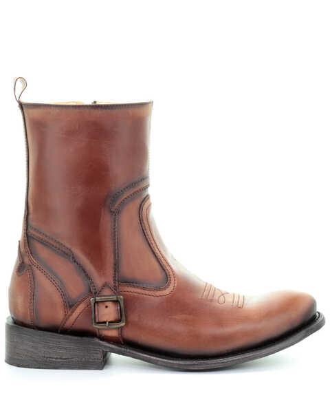Corral Men's Cognac Strap Western Boots - Round Toe, Cognac, hi-res