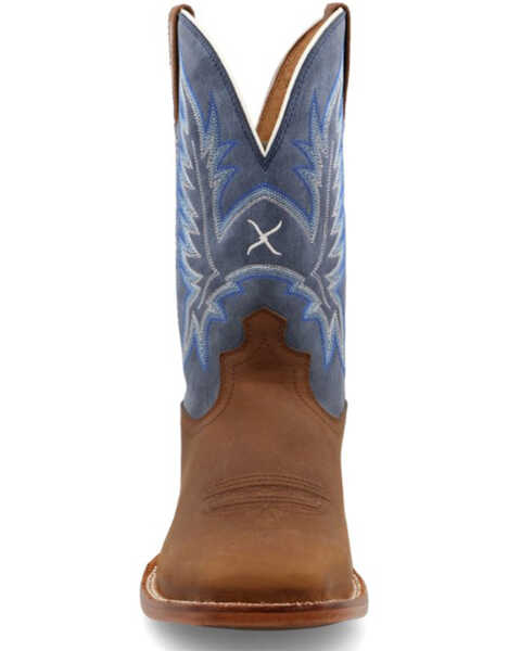 Twisted X Men's 11" Tech Western Boots - Broad Square Toe, Blue, hi-res