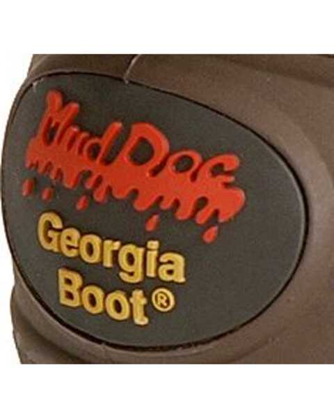 Georgia Boot Men's Mud Dog Pull On Work Boots - Round Toe, Tan, hi-res