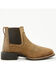 Image #2 - Cody James Men's Ace Chelsea Boots - Broad Square Toe, Brown, hi-res