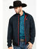 Cinch Men's Dark Gray Zip-Front Bonded Softshell Jacket , Grey, hi-res