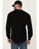 Image #4 - Hawx Men's Logo Long Sleeve Knit Work T-Shirt , Black, hi-res