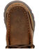 Image #6 - Georgia Boot Boys' Athens Superlyte Wallabe Chukka Shoes - Moc Toe, Brown, hi-res