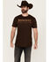 Image #1 - Moonshine Spirit&reg; Men's Come Alive Short Sleeve Graphic T-Shirt, Brown, hi-res