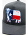 Image #2 - Lazy J Ranch Men's Texas Cow Patch Mesh-Back Ball Cap, Grey, hi-res