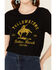 Image #3 - Paramount Network’s Yellowstone Women's Dutton Ranch Graphic Short Sleeve Tee , Black, hi-res