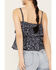 Image #3 - Ariat Women's Howdy Print Top, Navy, hi-res