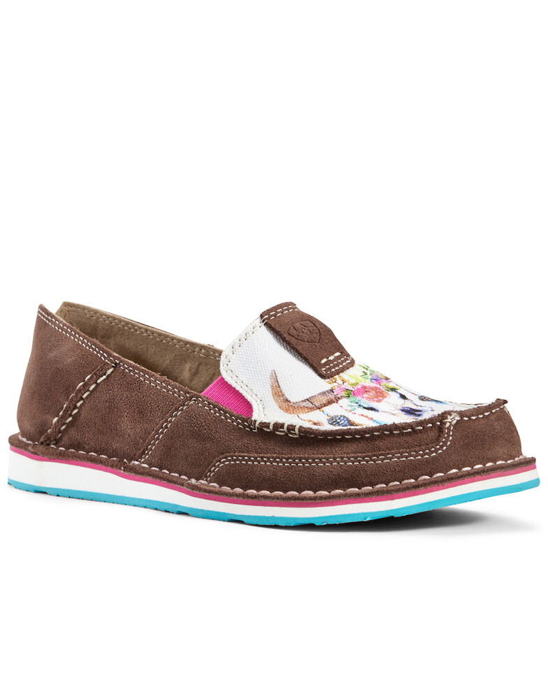 Ariat Women S Suede Cruiser Shoes Moc Toe Country Outfitter
