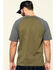 Image #2 - Hawx Men's Olive Midland Short Sleeve Baseball Work T-Shirt, Olive, hi-res