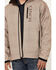 Image #4 - Cinch Men's Bonded Softshell Jacket, Stone, hi-res