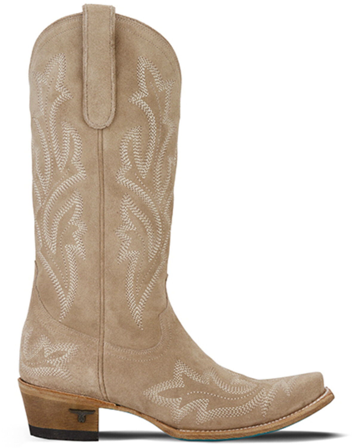 Image #2 - Lane Women's Saratoga Tall Western Boots - Snip Toe, Brown, hi-res