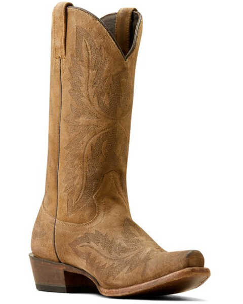 Ariat Men's Ryman Roughout Western Boots - Snip Toe , Brown, hi-res