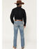 Image #3 - Rock & Roll Denim Men's Revolver Light Wash Slim Straight Stretch Denim Jeans, Light Wash, hi-res