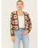 Image #1 - Sadie & Sage Women's Whoopsie Daisy Crochet Cropped Cardigan, Olive, hi-res