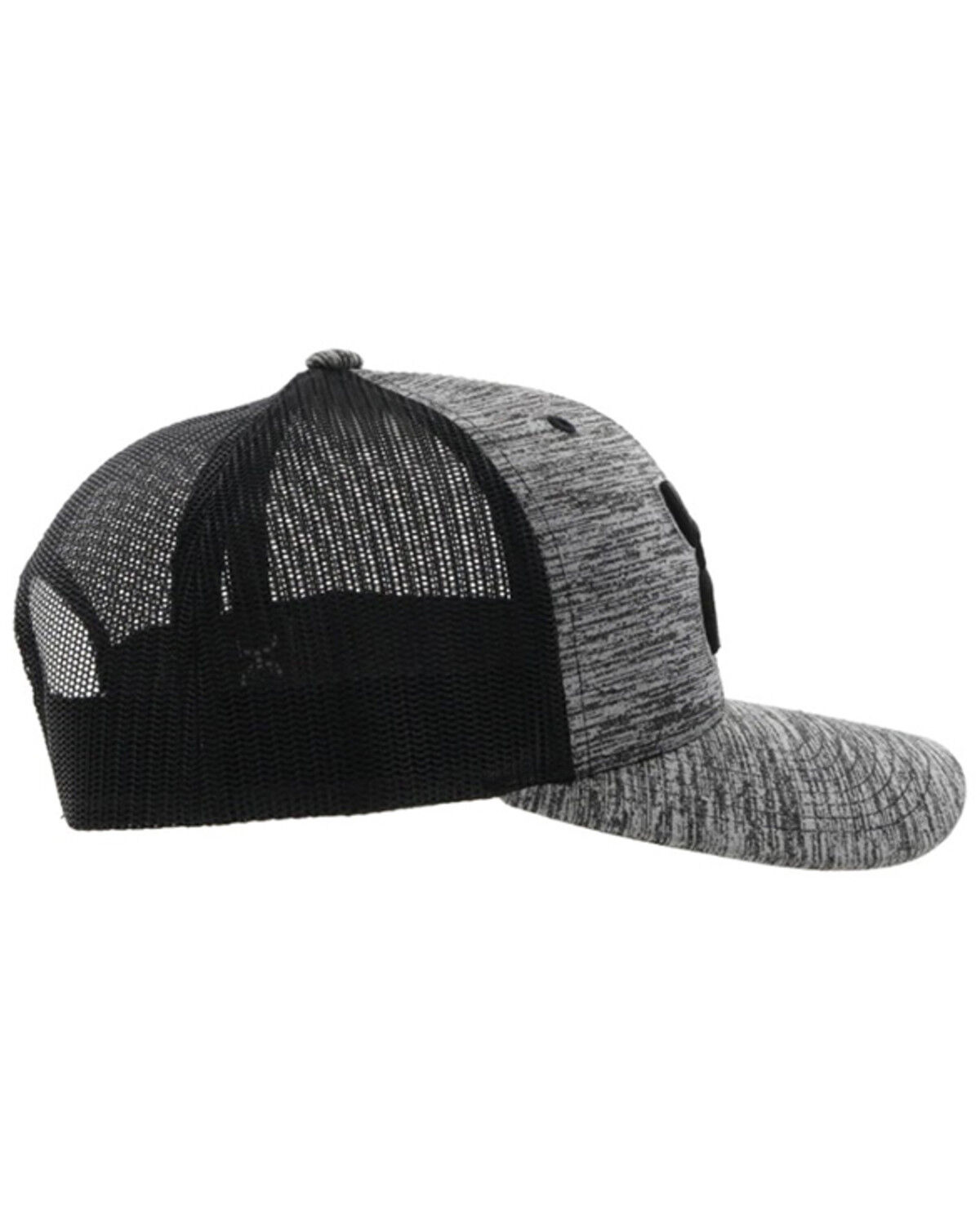 Image #5 - Hooey Men's Sterling Embroidered Logo Trucker Cap, Grey, hi-res