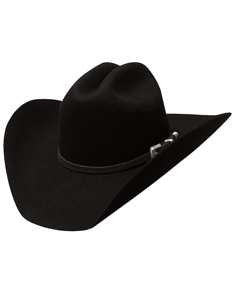 Bullhide Justin Moore Back Roads Premium Wool Cowboy Hat, Black, hi-res