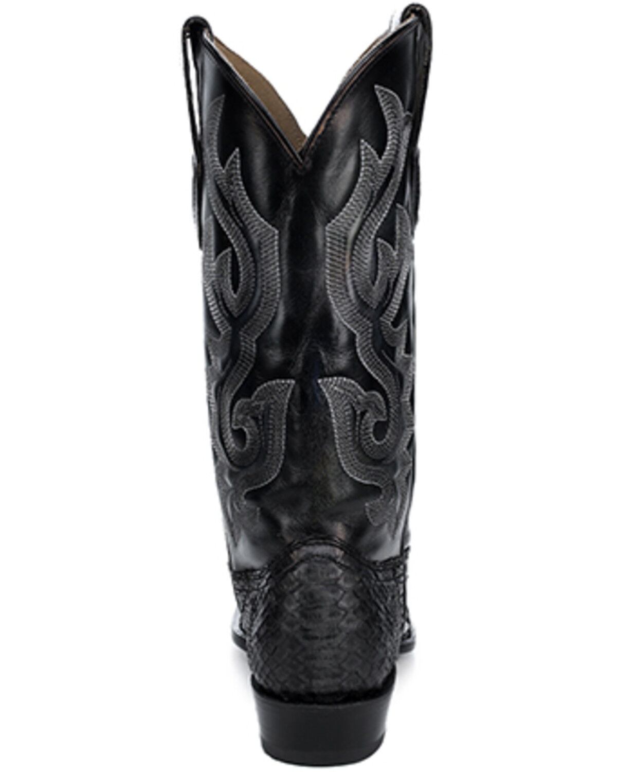 Image #4 - Corral Men's Exotic Python Western Boots - Snip Toe, Black, hi-res