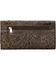 Image #3 - American West Women's Distressed Charcoal Brown Annie's Secret Tri-Fold Wallet, Brown, hi-res