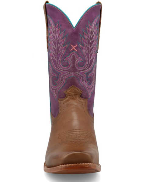Image #4 - Twisted X Women's 11" Rancher Western Boots - Square Toe , Tan, hi-res