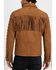 Image #2 - Mauritius Leather Men's Bufort Suede Leather Jacket, Cognac, hi-res
