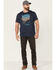 Image #2 - Brothers and Sons Men's Navy Ozark National Forest Graphic Short Sleeve T-Shirt, Navy, hi-res