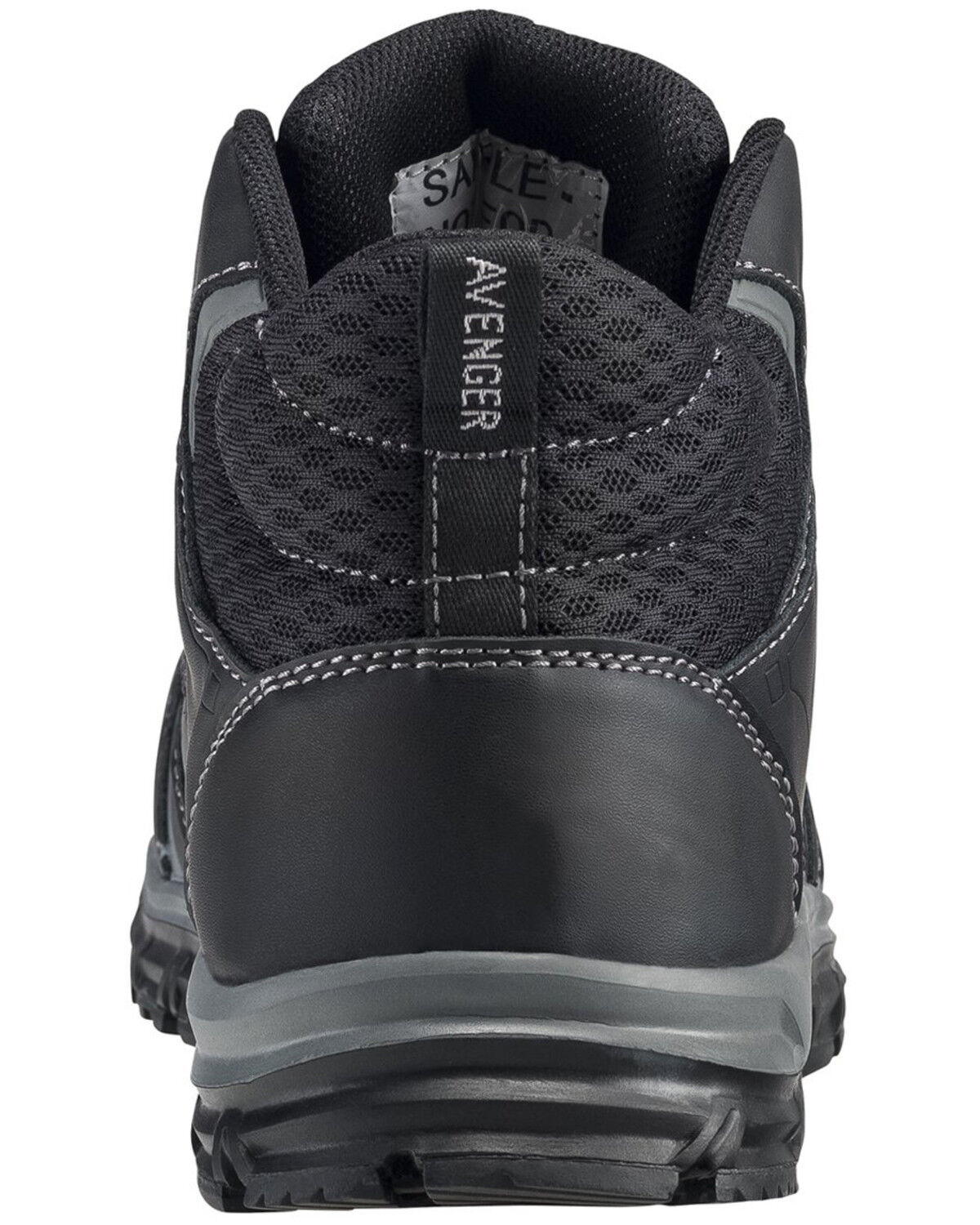 Image #4 - Avenger Men's Thresher Waterproof Work Shoes - Alloy Toe, Black, hi-res