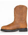 Image #5 - Cody James Men's Mustang Western Work Boots - Composite Toe, Brown, hi-res