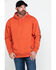 Image #1 - Ariat Men's Volcanic Heather Rebar Graphic Hooded Work Sweatshirt , Heather Orange, hi-res