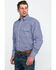 Image #3 - Resistol Men's Suffolk Geo Print Long Sleeve Western Shirt , Purple, hi-res