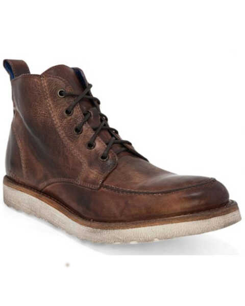 Bed Stu Men's Lincoln Western Casual Boots - Round Toe, Brown, hi-res