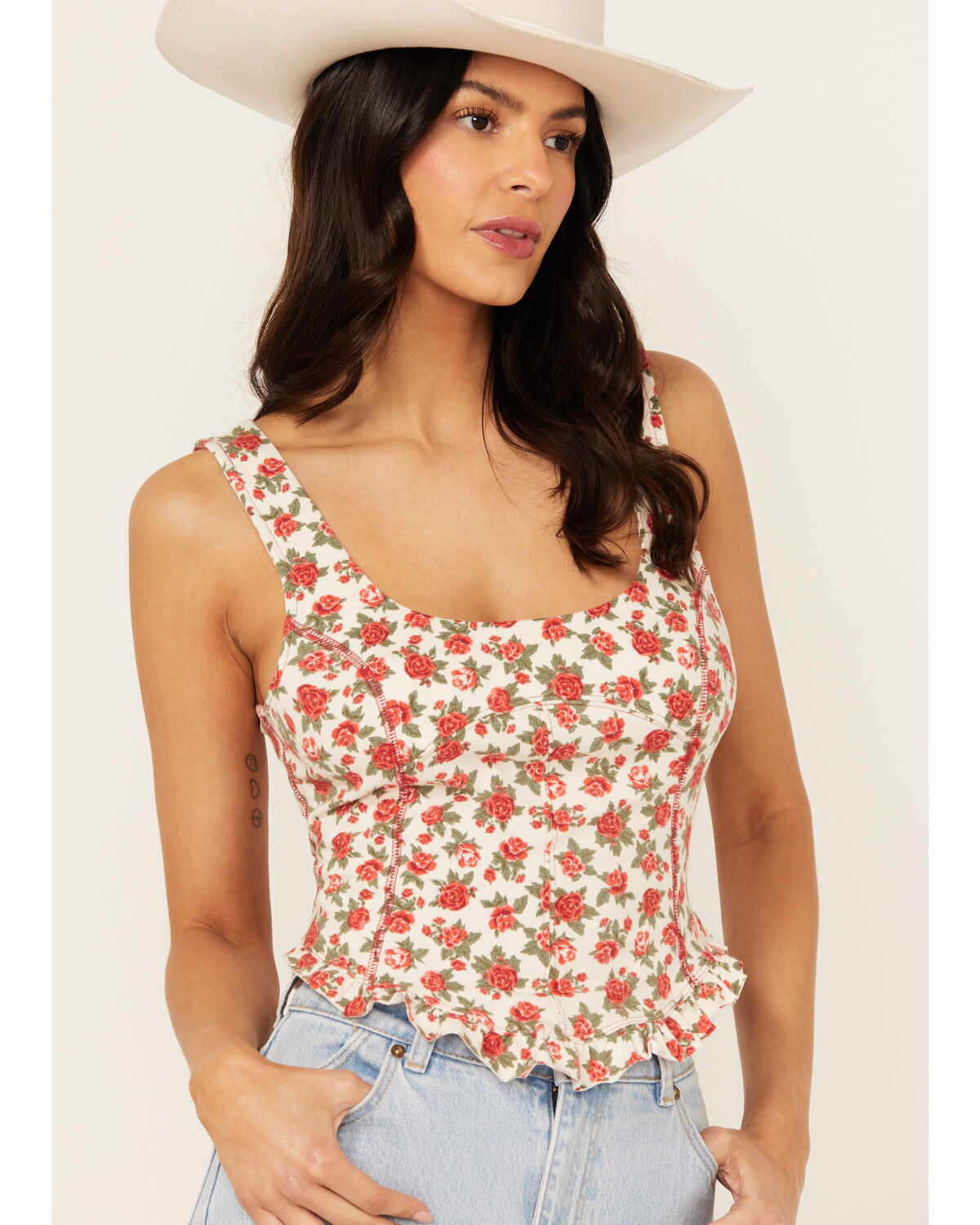 Image #3 - Free People Women's Melanie Floral Print Tank Top, , hi-res
