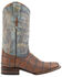 Image #2 - Ferrini Men's Ostrich Patchwork Exotic Western Boots - Broad Square Toe , Kango, hi-res
