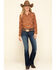 Image #6 - Ariat Women's Autumn Blossom R.E.A.L Billie Jean Shirt, Brown, hi-res