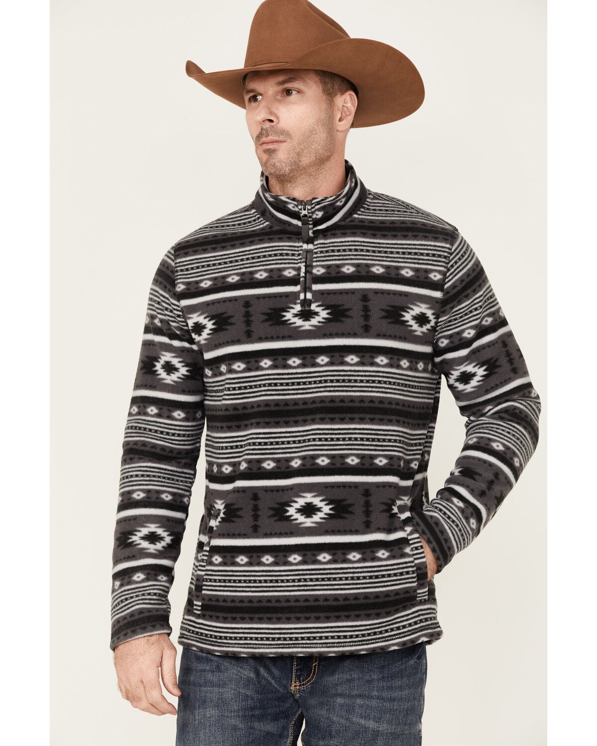 Zip Polar Fleece Pullover 