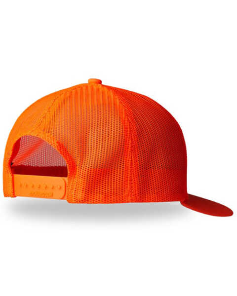 Image #2 - Danner Men's Orange Blaze Mountain Logo Mesh-Back Trucker Cap, Orange, hi-res