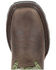 Durango Boys' Maverick XP Western Work Boots - Square Toe, Green/brown, hi-res