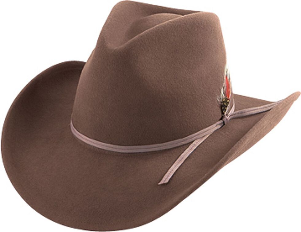 Henschel Crushable Wool Felt Cowboy Hat, Pecan, hi-res