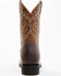 Image #5 - RANK 45® Men's Xero Gravity Unit Outsole Western Performance Boots - Broad Square Toe, Brown, hi-res