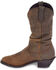 Image #3 - Durango Women's Slouch Western Boots - Round Toe, Earthtone, hi-res