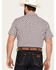Image #4 - Gibson Trading Co Men's Pointed Arrow Plaid Short Sleeve Western Snap Shirt, White, hi-res