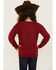 Image #4 - Cotton & Rye Girls' Horse Print Sweater, Red, hi-res